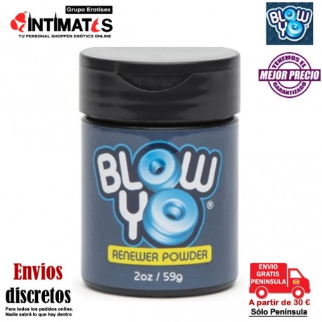 Renewer Powder · Polvo regenerador · BlowYo, que puedes adquirir en intimates.es "Tu Personal Shopper Erótico"