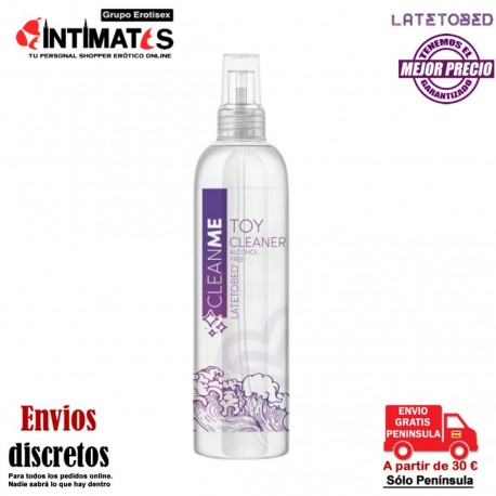 CleanMe 150 ml · Limpiador de juguetes sin alcohol · Latetobed, que puedes adquirir en intimates.es "Tu Personal Shopper Erótico"