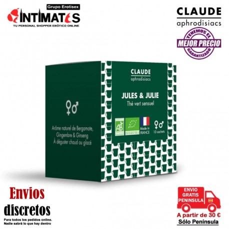 Jules & Julie · Té verde sensual - 10 sobres · Claude, que puedes adquirir en intimates.es "Tu Personal Shopper Erótico"