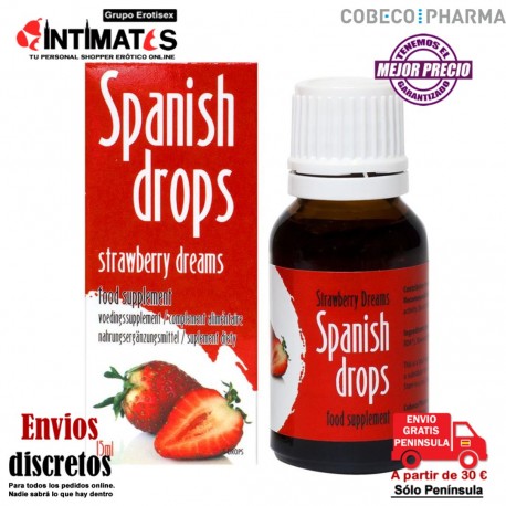 Spanish Drops · Strawberry Dreams · Cobeco , que puedes adquirir en intimates.es "Tu Personal Shopper Erótico"