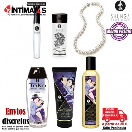 Carnal Pleasure Kit · Ideal para una noche de pasión o un fin de semana romántico · Shunga, que puedes adquirir en intimates.es "Tu Personal Shopper Erótico"