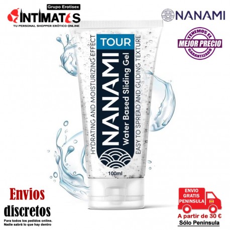 Tour 100ml · Lubricante base de agua · Nanami, que puedes adquirir en intimates.es "Tu Personal Shopper Erótico"