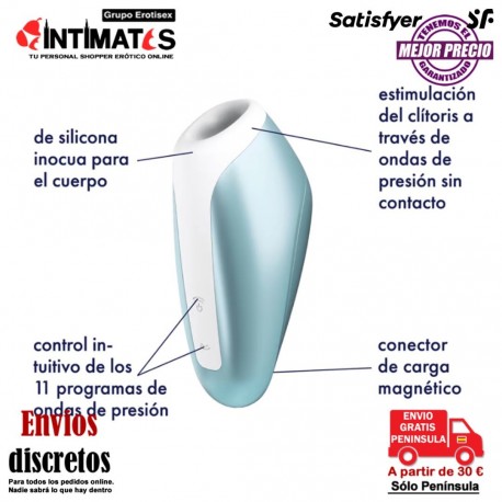 Love Breeze · Air Pulse Stimulator · Satisfyer, que puedes adquirir en intimates.es "Tu Personal Shopper Erótico"