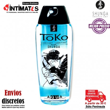 Toko Aqua · Lubricante natural · Shunga , que puedes adquirir en intimates.es "Tu Personal Shopper Erótico"