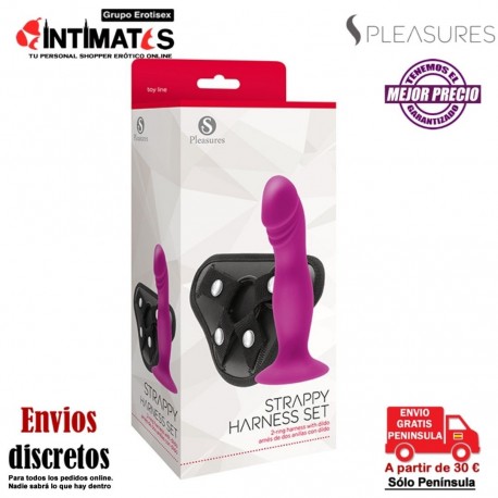 Strappy Harness Set - Arnés con dildo de estimulación anal y/o vaginal · Sinful Pleasures