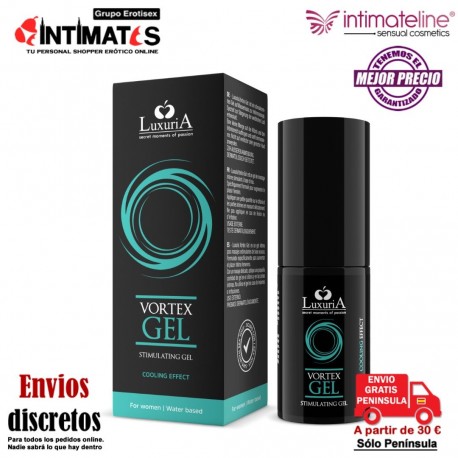 Vortex Gel Cooling Effect · Gel estimulante para ella · Intimateline, que puedes adquirir en intimates.es "Tu Personal Shopper Erótico"