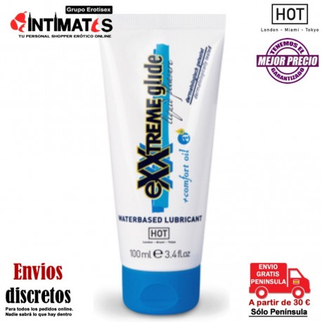 eXXtreme Glide · Waterbased Lubricant 100 ml · Hot, que puedes adquirir en intimates.es "Tu Personal Shopper Erótico"