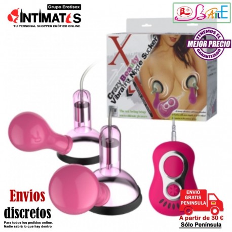 Crazy Beauty Vibrating Nipple Sucker · Succionadores de pezones con vibración · Baile, que puedes adquirir en intimates.es "Tu Personal Shopper Erótico"