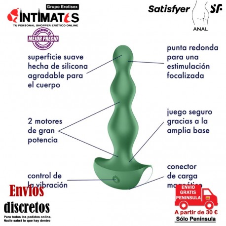 Lolli Plug 2 · Plug anal con vibración · Satisfyer, que puedes adquirir en intimates.es "Tu Personal Shopper Erótico"
