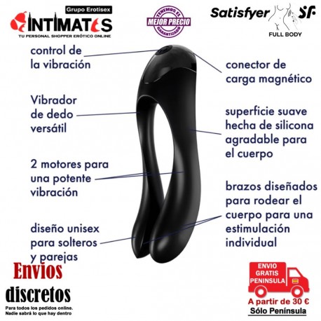 Candy Cane · Vibrador vérsatil para el dedo · Satisfyer, que puedes adquirir en intimates.es "Tu Personal Shopper Erótico"