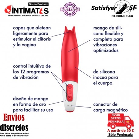 Power Flower · Láminas de placer · Satisfyer Vibes, que puedes adquirir en intimates.es "Tu Personal Shopper Erótico"