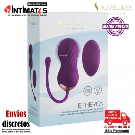 Etherea · Huevo vibrador con control remoto · S Pleasures Premium, que puedes adquirir en intimates.es "Tu Personal Shopper Erótico"