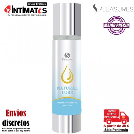 Natural Lube 100ml · Lubricante íntimo a base de agua · S Pleasures, que puedes adquirir en intimates.es "Tu Personal Shopper Erótico"