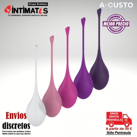 Set de 5 bolas Kegel · Fortalece el suelo pélvico · A-Gusto , que puedes adquirir en intimates.es "Tu Personal Shopper Erótico"