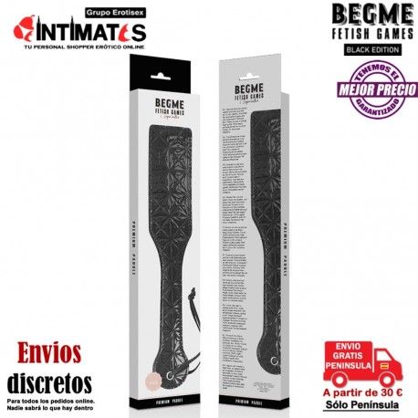 Paleta de cuero vegano · Begme Black Edition, que puedes adquirir en intimates.es "Tu Personal Shopper Erótico"