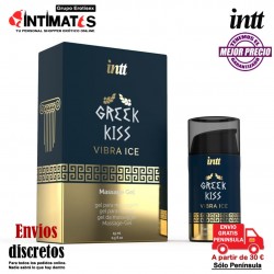 Greek Kiss · Gel efecto frio para zona anal 15 ml · intt