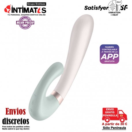 Heat Wave · Estimula el punto G y el clítoris con función calor y App · Satisfyer, que puedes adquirir en intimates.es "Tu Personal Shopper Erótico"