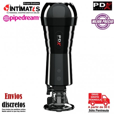 Cock Compressor · Masturbador con vibración y efecto compresor · PDX Elite, que puedes adquirir en intimates.es "Tu Personal Shopper Erótico"