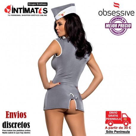 Stewardess Dress · Disfraz de azafata de vuelo · Obsessive, que puedes adquirir en intimates.es "Tu Personal Shopper Erótico"