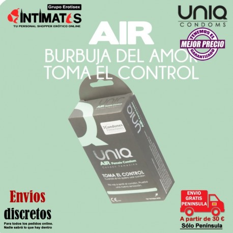 Air Female Condom · Condón femenino - 3 uds.· Uniq, que puedes adquirir en intimates.es "Tu Personal Shopper Erótico"
