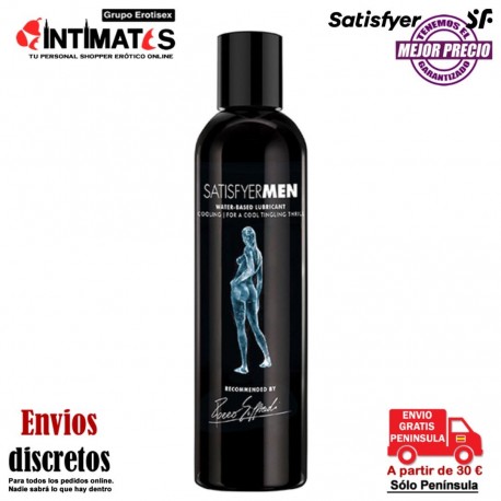 Men Cooling 300ml · Lubricante efecto frío · Satisfyer , que puedes adquirir en intimates.es "Tu Personal Shopper Erótico"