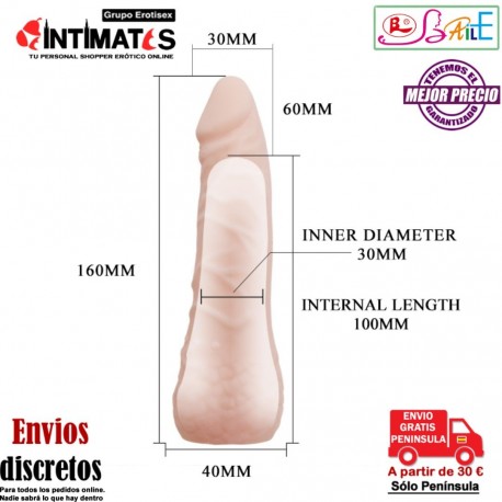 Big Man III · Funda realista para el pene · Baile , que puedes adquirir en intimates.es "Tu Personal Shopper Erótico"