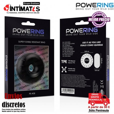 PR 08 · Anillo para el pene y testículos · Powering , que puedes adquirir en intimates.es "Tu Personal Shopper Erótico"