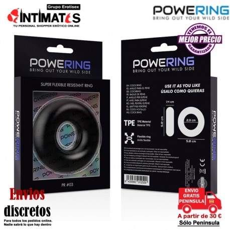 PR 03 · Anillo para el pene · Powering , que puedes adquirir en intimates.es "Tu Personal Shopper Erótico"