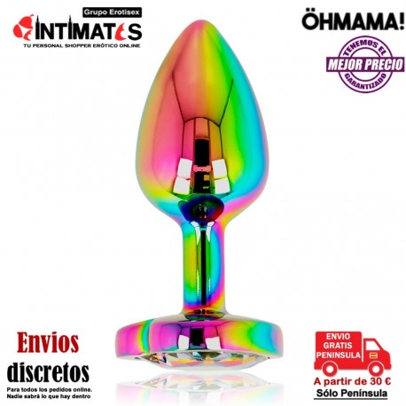 Plug anal corazón iridiscente - S · Öhmama! , que puedes adquirir en intimates.es "Tu Personal Shopper Erótico"