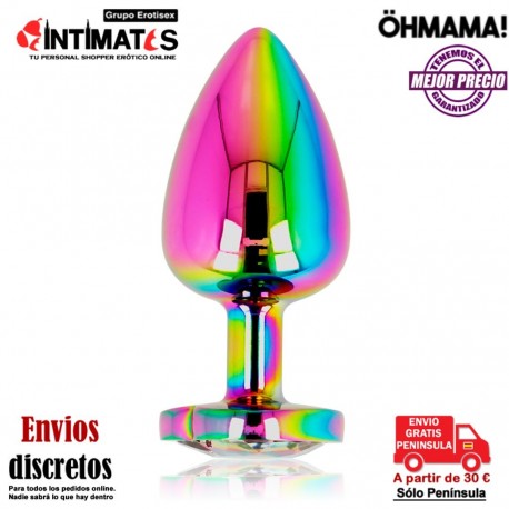 Plug anal corazón iridiscente - L · Öhmama! , que puedes adquirir en intimates.es "Tu Personal Shopper Erótico"