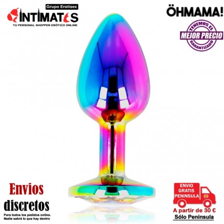 Plug anal circulo iridiscente - S · Öhmama! , que puedes adquirir en intimates.es "Tu Personal Shopper Erótico"