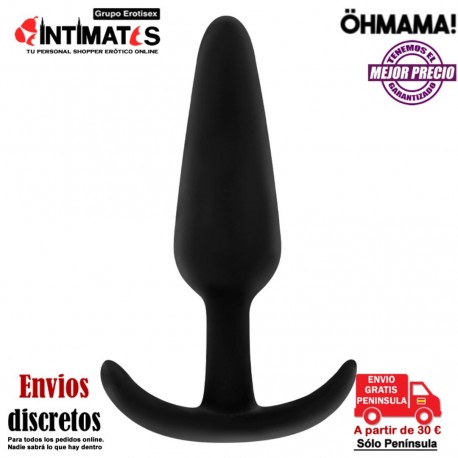 Plug anal de silicona con asa - 82mm · Öhmama! , que puedes adquirir en intimates.es "Tu Personal Shopper Erótico"