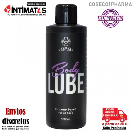 Body Lube Silicone Based - 1000ml · Cobeco , que puedes adquirir en intimates.es "Tu Personal Shopper Erótico"