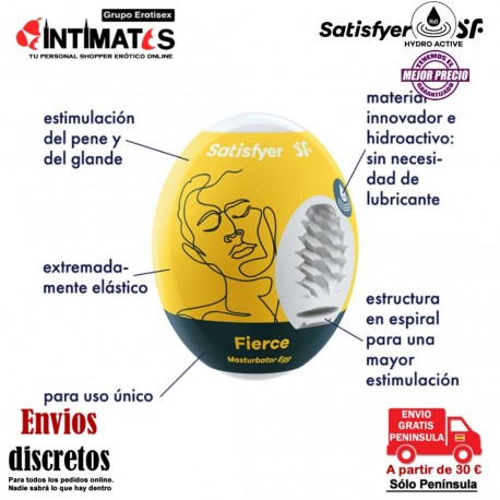 Fierce · Huevo masturbador · Satisfyer