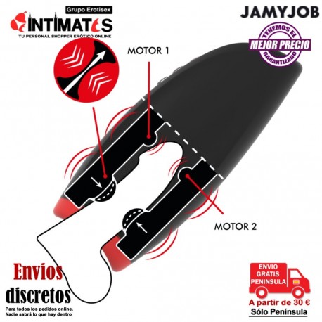 Novax · Masturbador masculino con vibración y compresión · Jamyjob , que puedes adquirir en intimates.es "Tu Personal Shopper Erótico"
