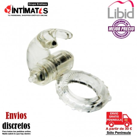 Conejillo · Anillo vibrador transparente · Libid Toys, que puedes adquirir en intimates.es "Tu Personal Shopper Erótico"