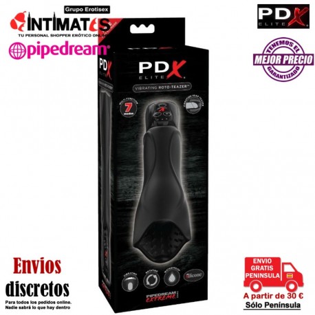 Vibrating Roto-Teazer · Masturbador con rotación · PDX Elite, que puedes adquirir en intimates.es "Tu Personal Shopper Erótico"