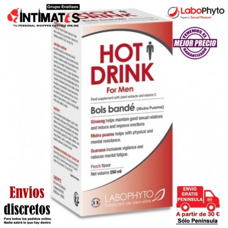 HotDrink for Men · Aumenta la libido y acentúa la erección 250 ML · Labophyto , que puedes adquirir en intimates.es "Tu Personal Shopper Erótico"