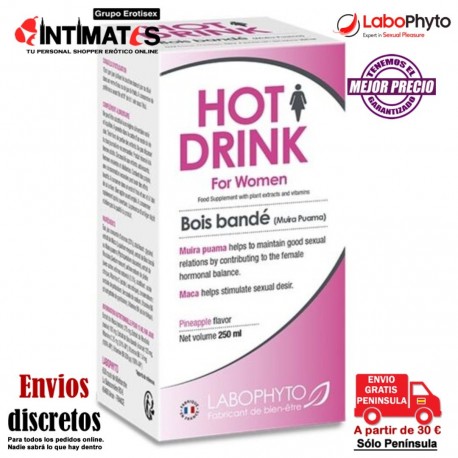 HotDrink for Women · Ayuda a estimular y mantener el deseo sexual 250ml · Labophyto , que puedes adquirir en intimates.es "Tu Personal Shopper Erótico"