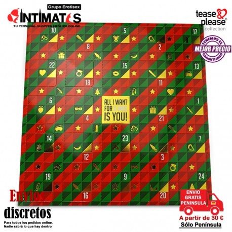 Valentine Advent · Calendario erótico de adviento · Tease&Please, que puedes adquirir en intimates.es "Tu Personal Shopper Erótico"