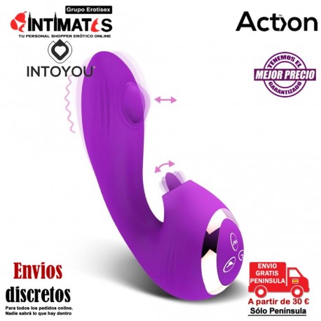 No. TwentyOne · Vibrador con bola pulsante y lengua estimuladora · Action, que puedes adquirir en intimates.es "Tu Personal Shopper Erótico"