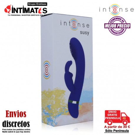 Susy · Vibrador conejito oscilante · Intense, que puedes adquirir en intimates.es "Tu Personal Shopper Erótico"