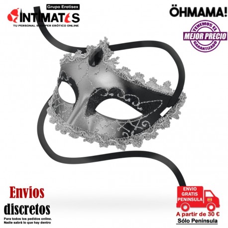 Máscara de fantasía con diamante negro · ÖhMama , que puedes adquirir en intimates.es "Tu Personal Shopper Erótico"