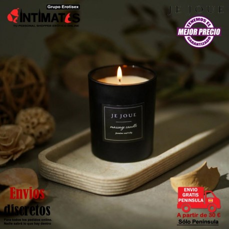 Vela de masaje con aroma a jazmín y lirio · Je Joue , que puedes adquirir en intimates.es "Tu Personal Shopper Erótico" 