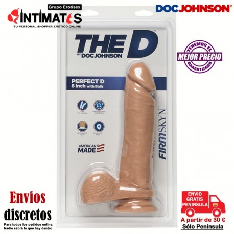 Perfect D - Firmskyn™ · Consolador con 210mm · The D™ by Doc Johnson , que puedes adquirir en intimates.es "Tu Personal Shopper Erótico" 