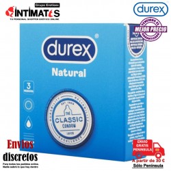 Natural Comfort · 3 Preservativos · Durex
