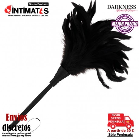 Plumero estimulador negro Lux · Darkness Sensations, que puedes adquirir en intimates.es "Tu Personal Shopper Erótico"