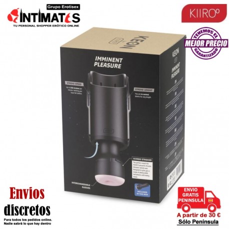 Keon & Feel Stroker · Masturbador interactivo · Kiiroº, que puedes adquirir en intimates.es "Tu Personal Shopper Erótico"