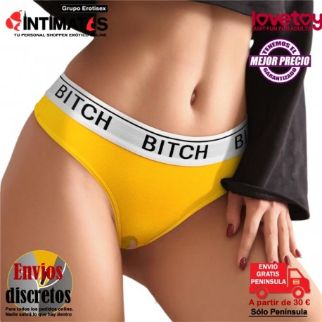 Bitch · Tanga sexy con bala recargable y control remoto · Lovetoy, que puedes adquirir en intimates.es "Tu Personal Shopper Erótico"