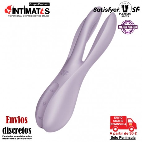 Threesome 2 · Estimulador sensual de clítoris y labios vaginales · Satisfyer, que puedes adquirir en intimates.es "Tu Personal Shopper Erótico"